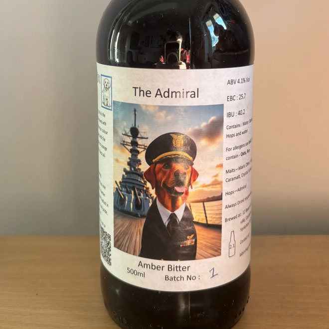 The Admiral beer artwork