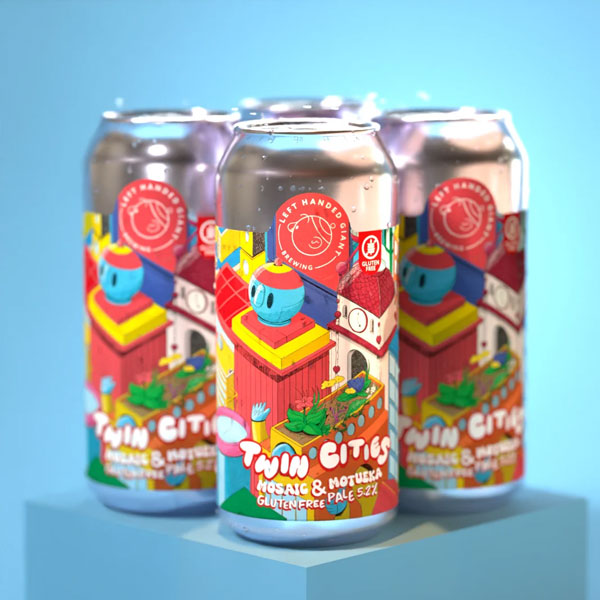 Twin Cities: Mosaic & Motueka beer artwork