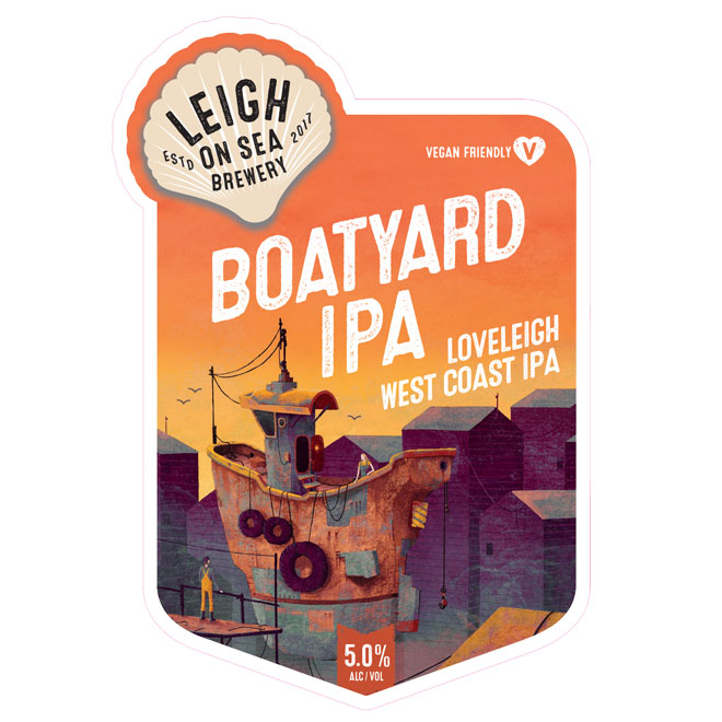 Boatyard IPA beer artwork