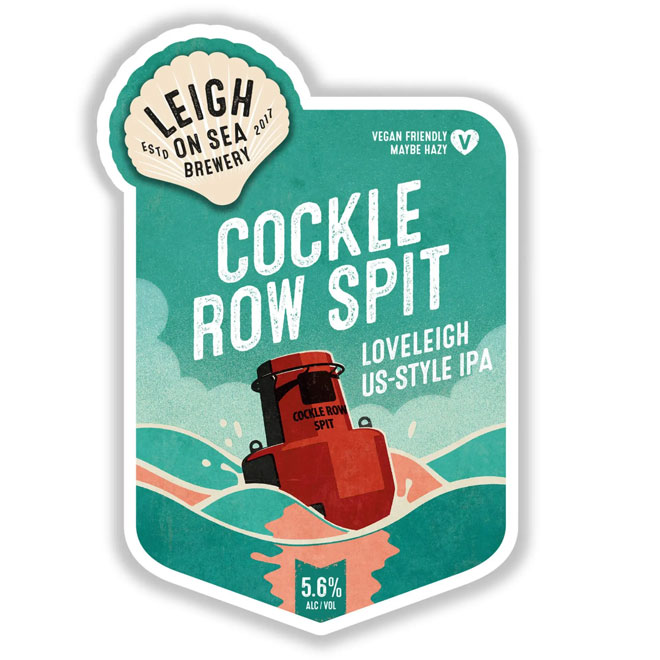 Cockle Row Spit beer artwork