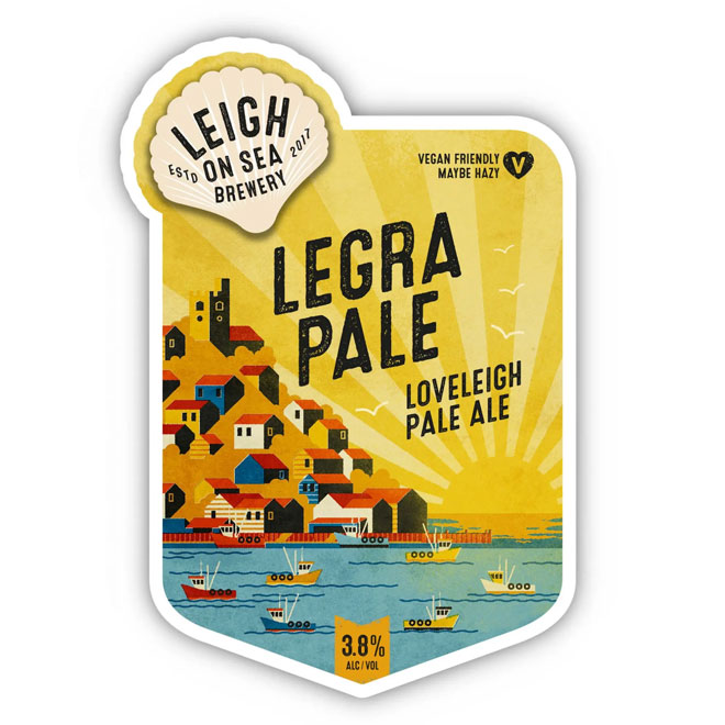 Legra Pale beer artwork