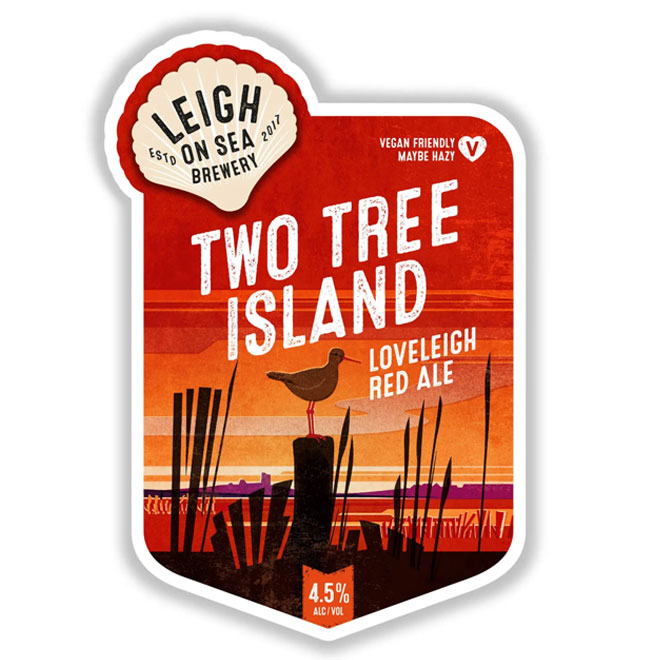 Two Tree Island beer artwork