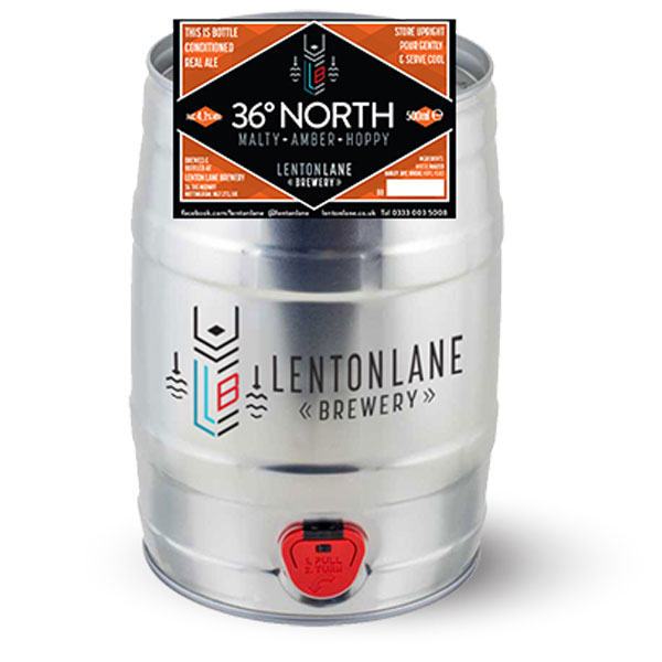 36° North beer artwork
