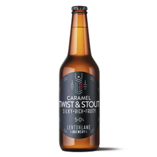 Caramel Twist & Stout beer artwork