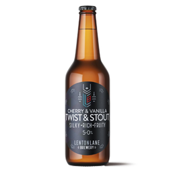 Cherry & Vanilla Twist & Stout beer artwork