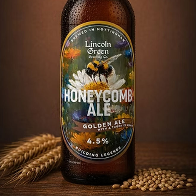 Honeycomb Ale beer artwork