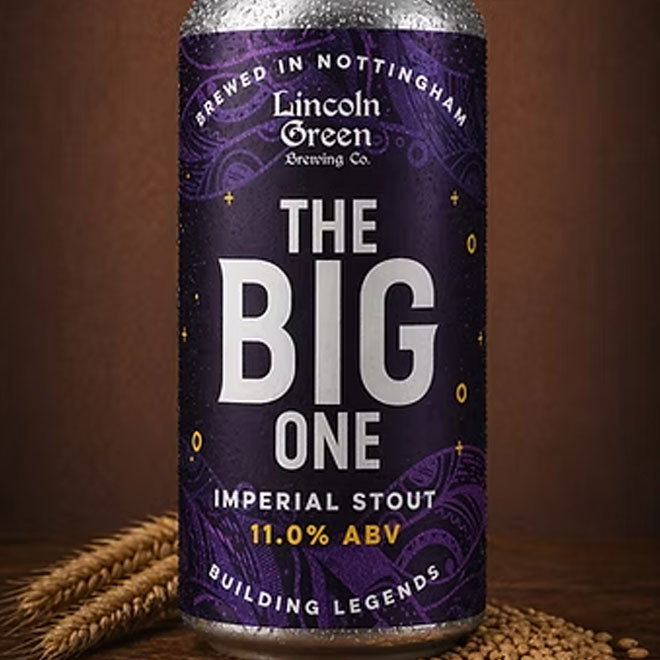 The Big One beer artwork