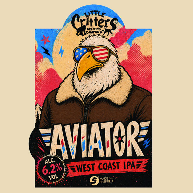 Aviator beer artwork
