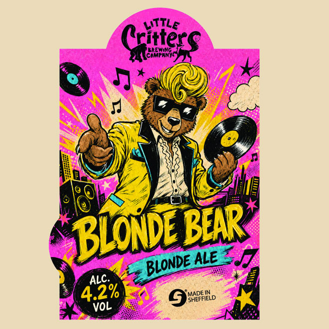Blonde Bear beer artwork