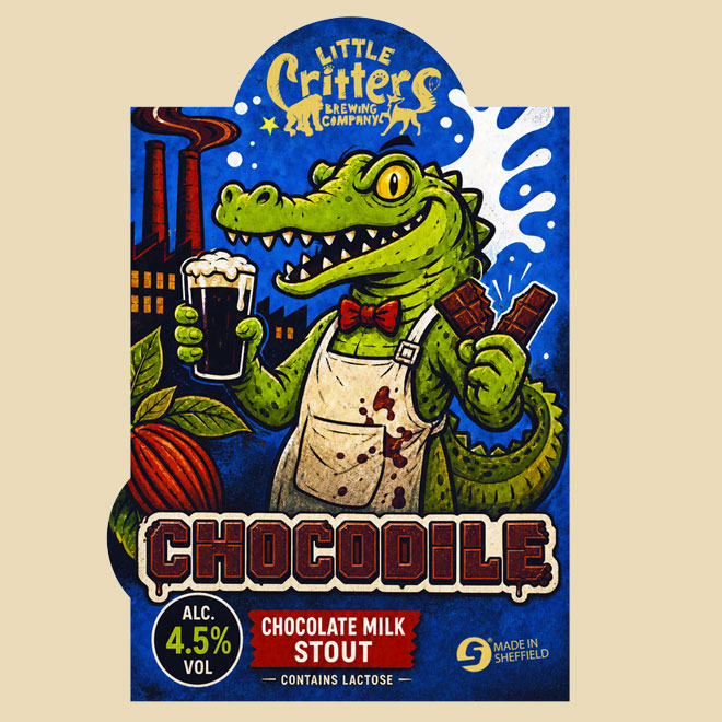 Chocodile beer artwork
