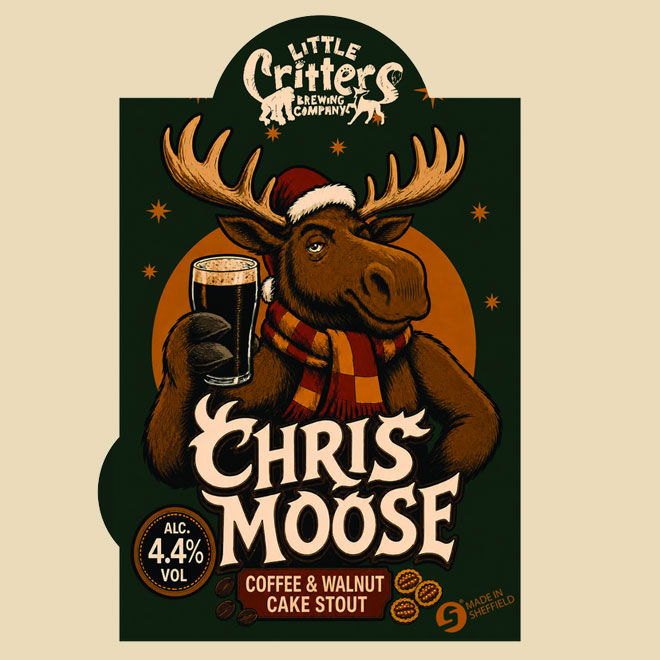 Chris Moose beer artwork