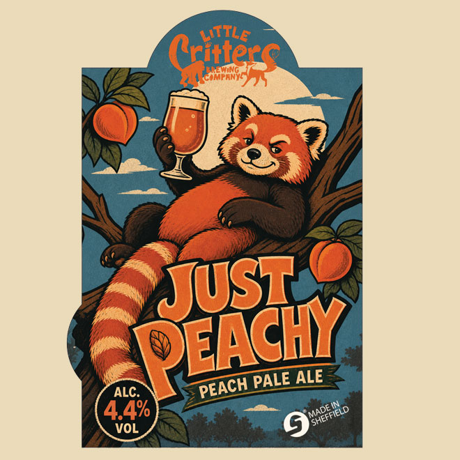 Just Peachy beer artwork
