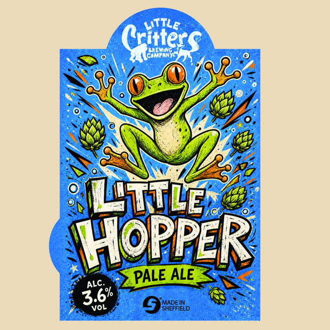 Little Hopper beer artwork