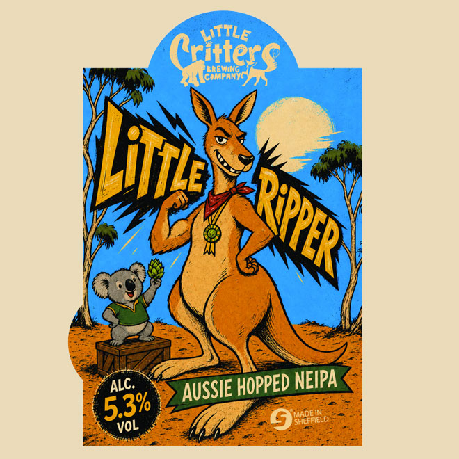Little Ripper beer artwork