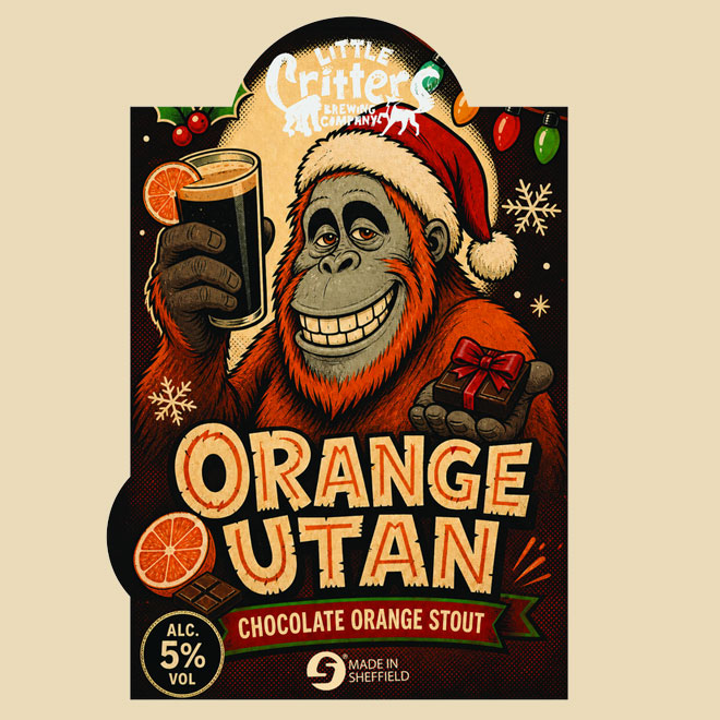 Orange Utan beer artwork
