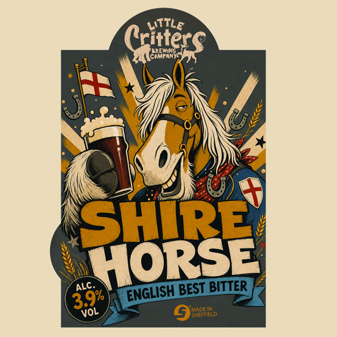 Shire Horse beer artwork