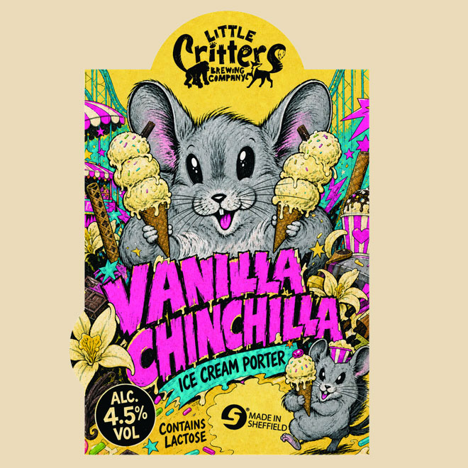 Vanilla Chinchilla beer artwork