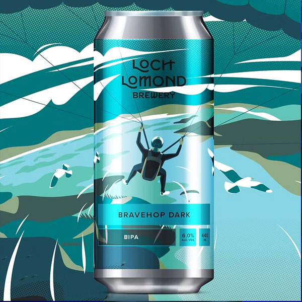 Bravehop Dark beer artwork