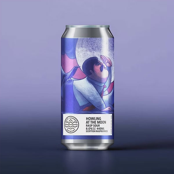 Howling at the Moon beer artwork