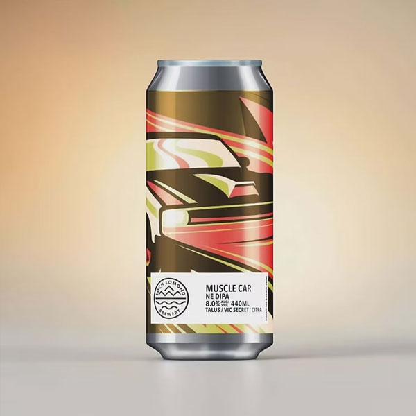 Muscle Car beer artwork