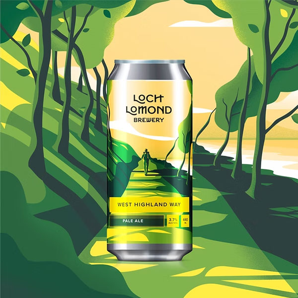 West Highland Way beer artwork