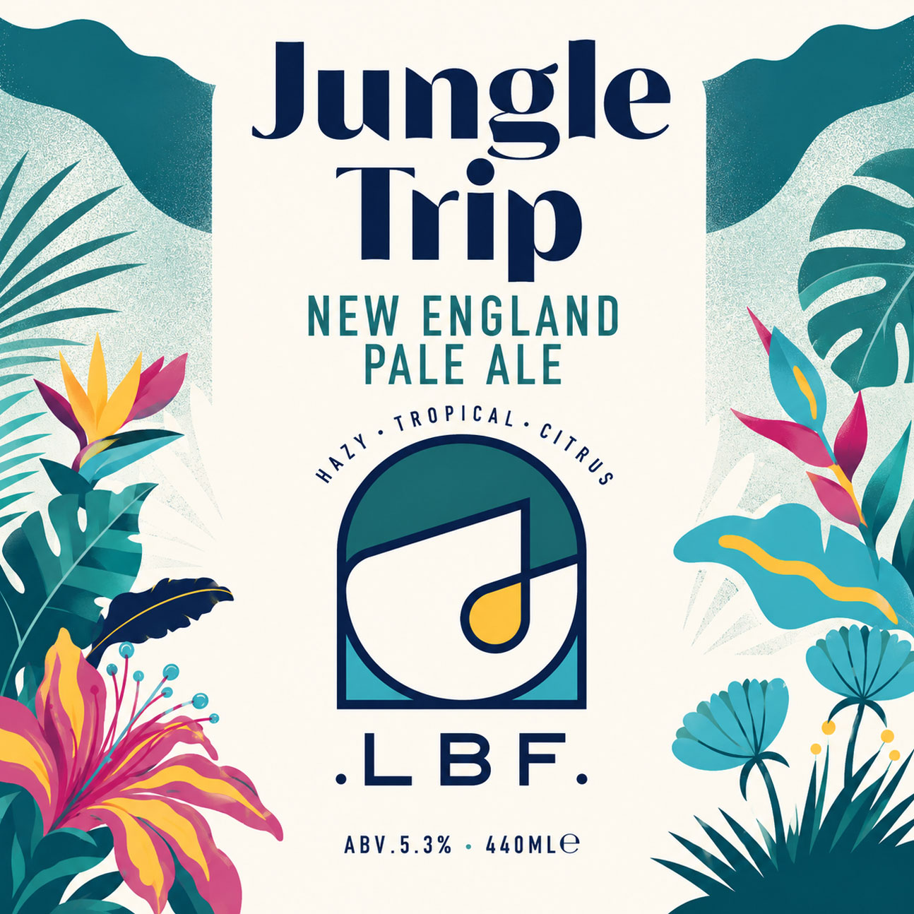 Jungle Trip beer artwork