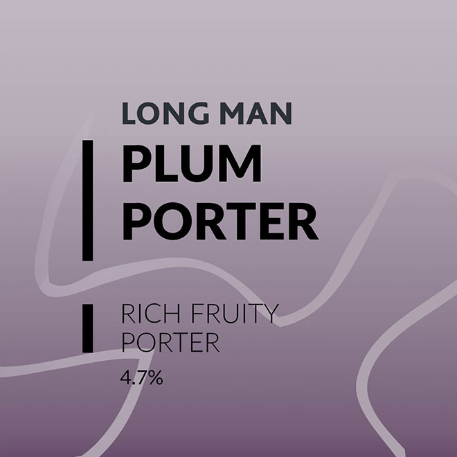 Plum Porter beer artwork