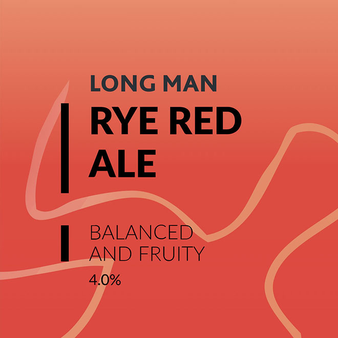 Rye Red Ale beer artwork