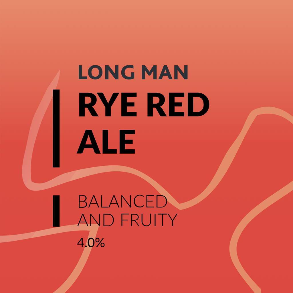 Rye Red Ale beer artwork