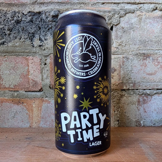 Party Time Lager beer artwork