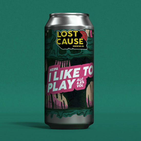 I Like To Play beer artwork
