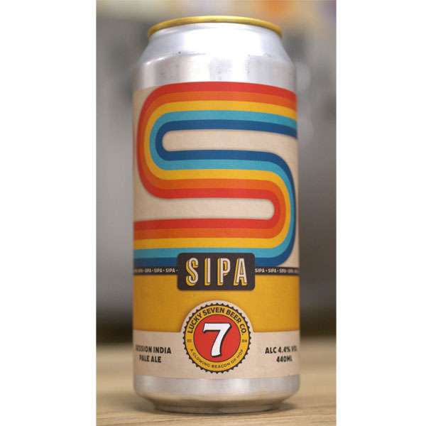 LUCKY 7 SIPA beer artwork