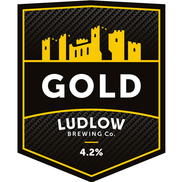 Ludlow Gold beer artwork