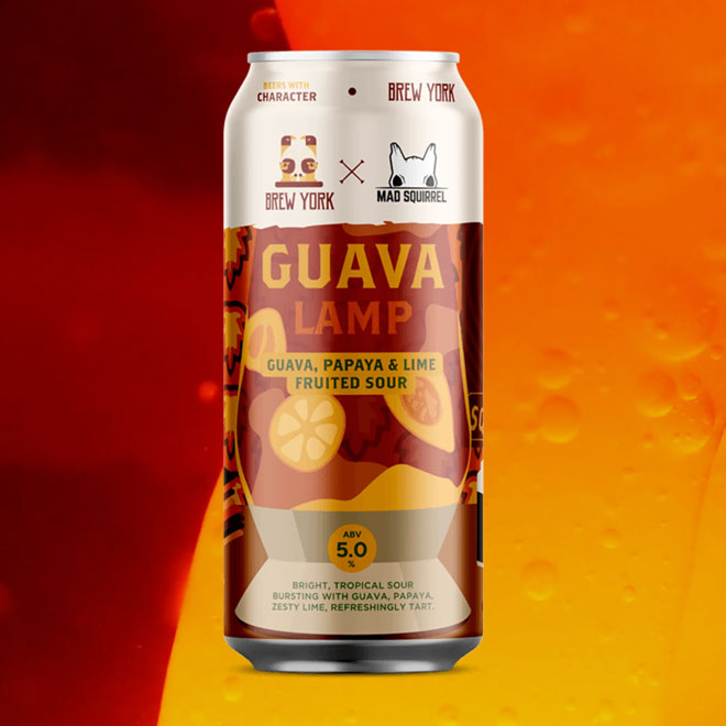 Guava Lamp beer artwork