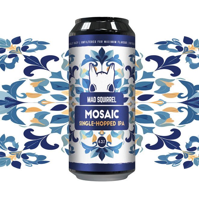 Mosaic beer artwork