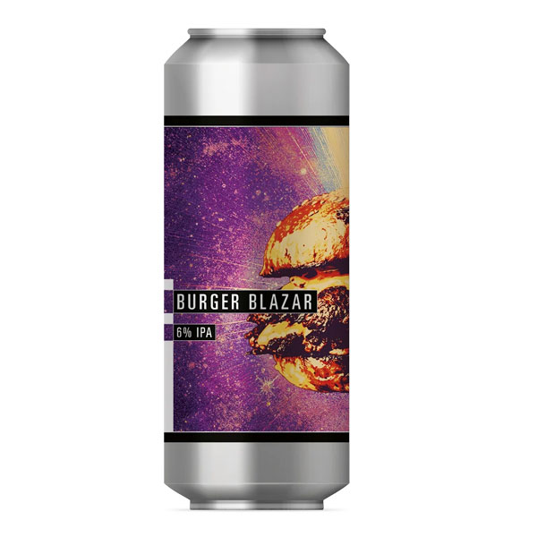 Burger Blazar beer artwork