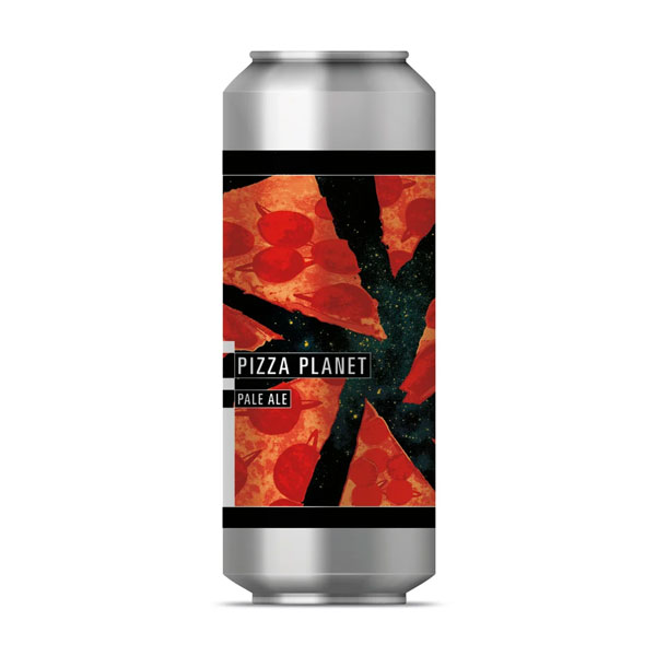 Pizza Planet beer artwork