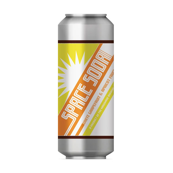Space Soda: White Grapefruit & Apricot beer artwork
