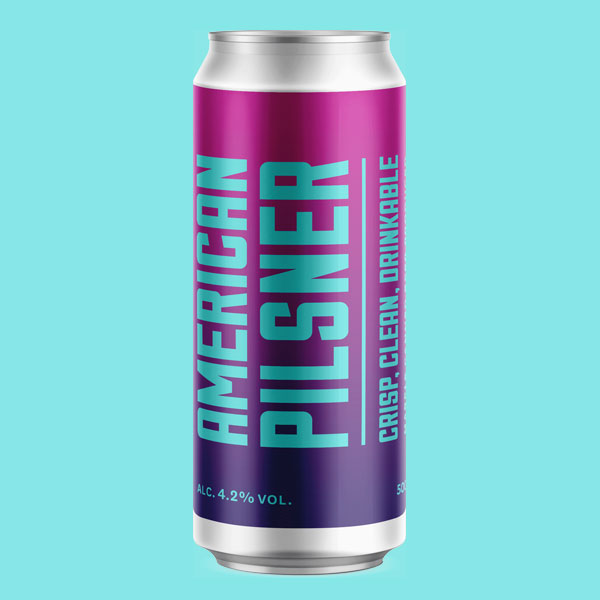 American Pilsner beer artwork