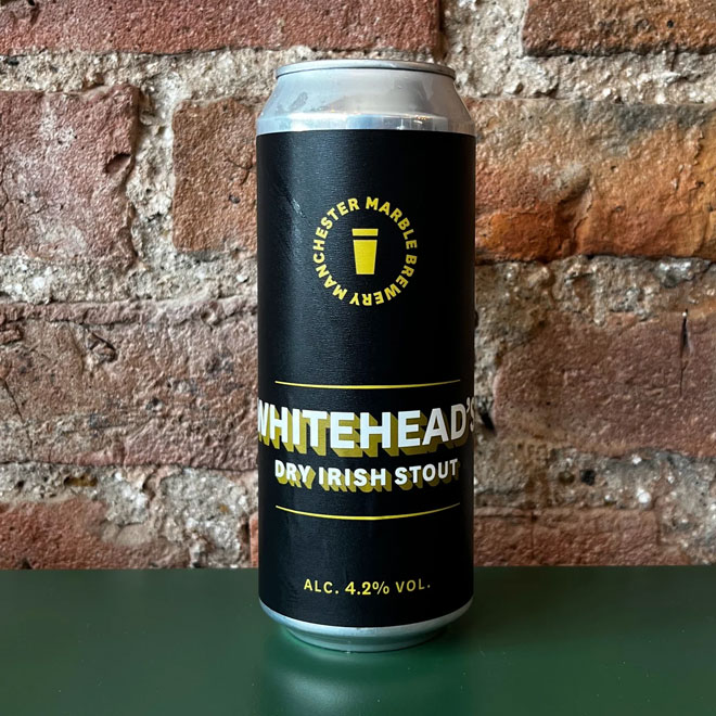 Artwork for Whitehead's by Marble Brewery