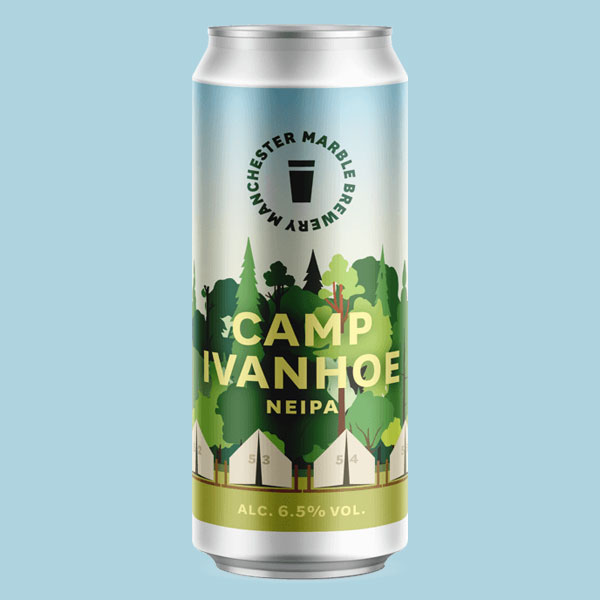 Camp Ivanhoe beer artwork