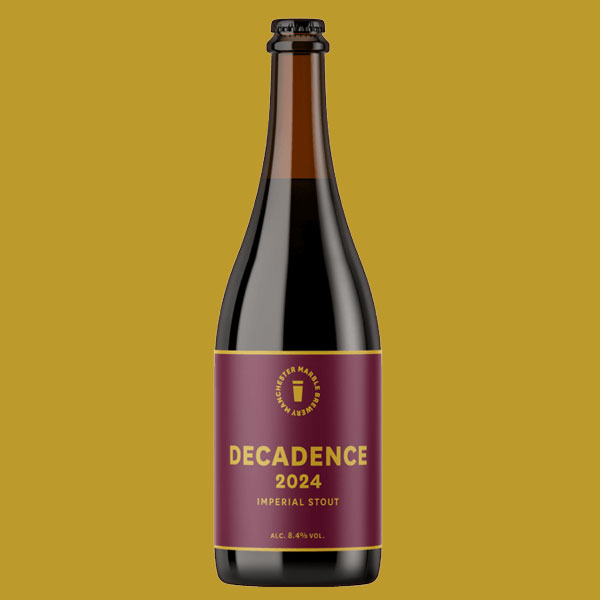 Decadence 2024 beer artwork