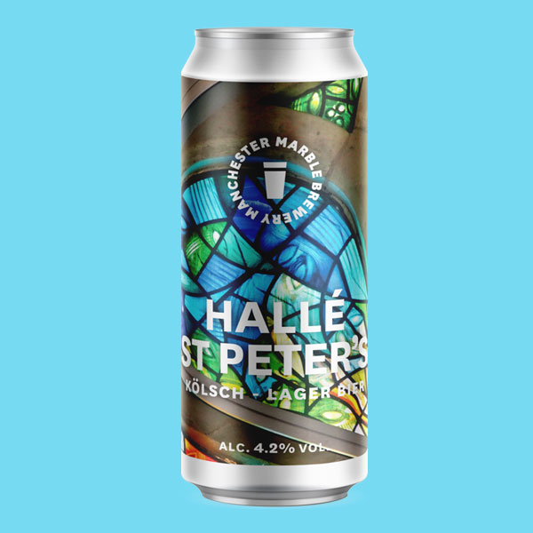 Hallé St Peter's Kölsch beer artwork