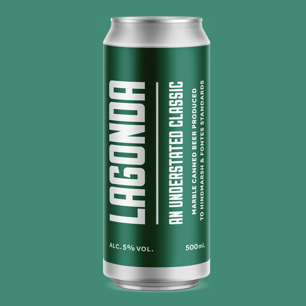Lagonda beer artwork