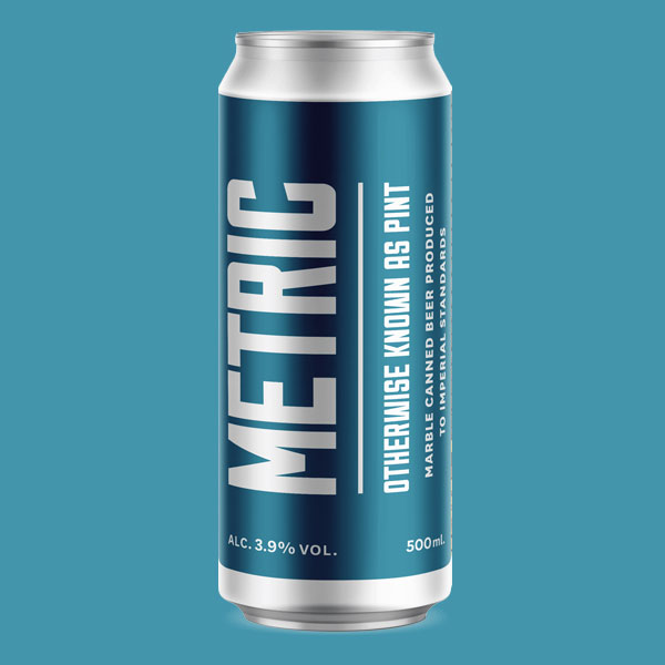 Metric (Pint-ish) beer artwork