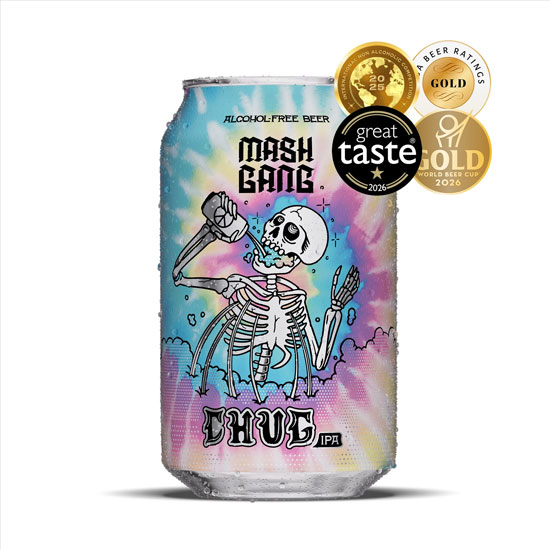 Chug beer artwork
