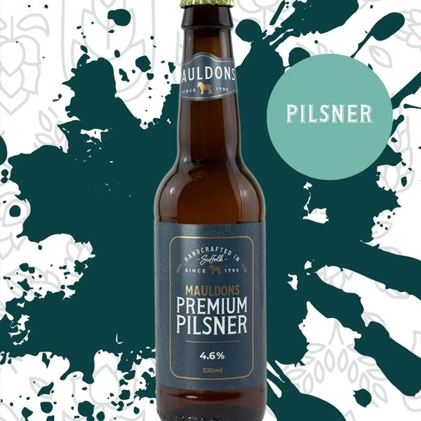 Premium Pilsner beer artwork