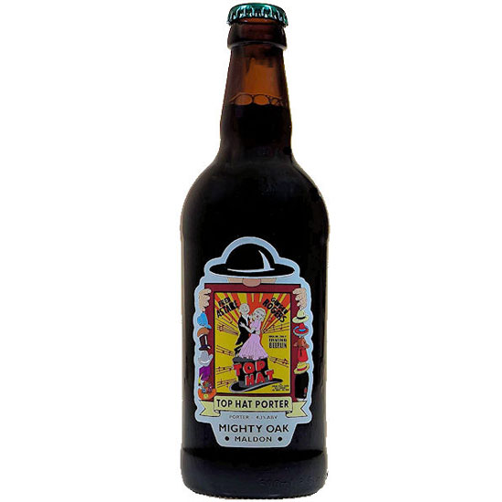 Top Hat Porter beer artwork