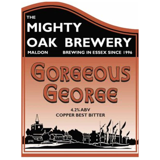 Gorgeous George beer artwork