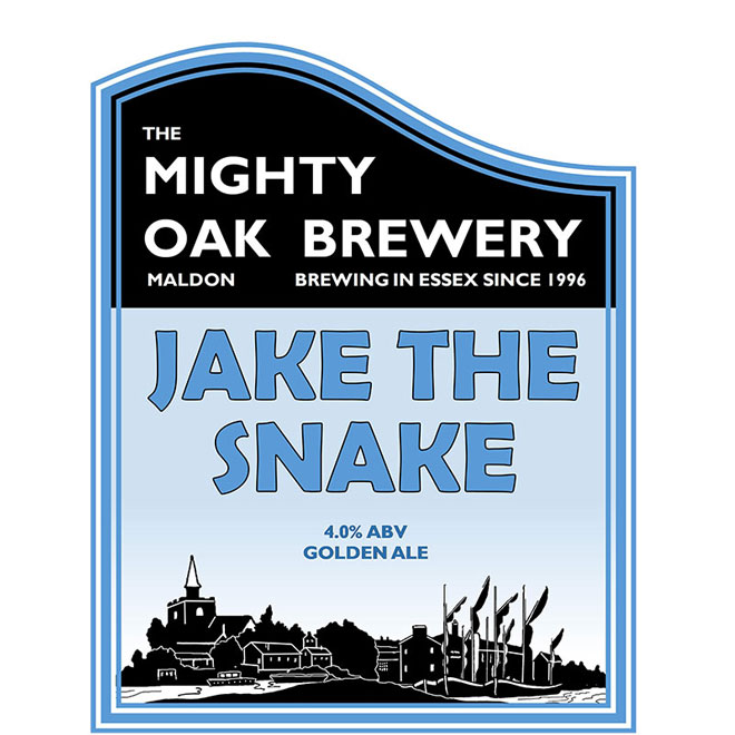 Jake the Snake beer artwork